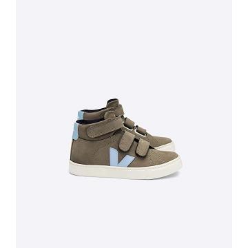Dětské Vysoké Veja ESPLAR MID NUBUCK Šedé | CZ 695ZUT
